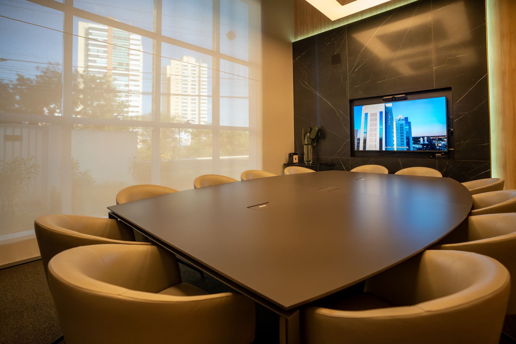 Sala de reunião da Trinity Brasil