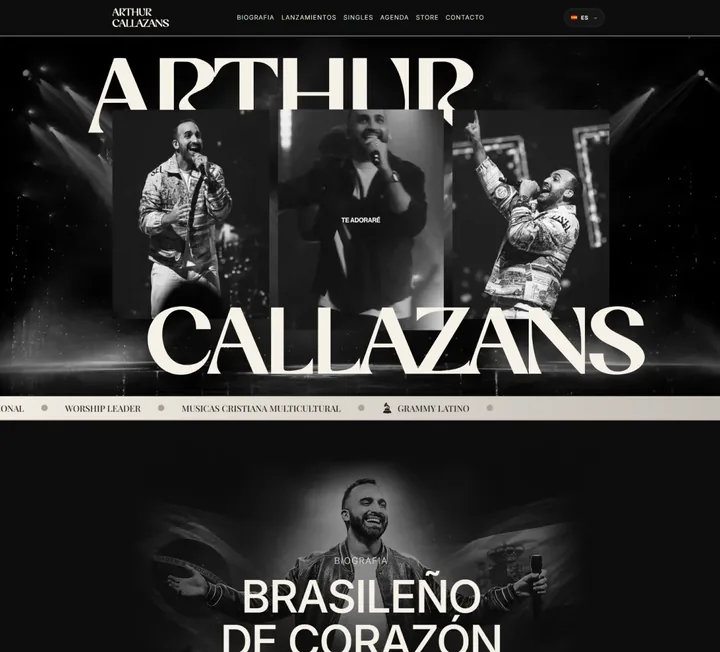 Site do artista Arthur Callazans